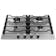 Samsung NA64H3010AS 60cm 4 Burner Gas Hob in St/Steel Cast Iron Supports