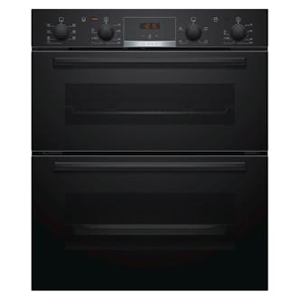 Bosch NBS533BB0B Series 4 Built Under Electric Double Oven in Black