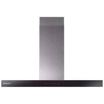 Samsung NK36C5070US 90cm Chimney Hood in Stainless Steel with Black Glass 4