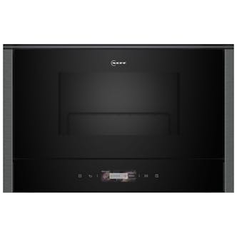 Neff NL4GR31G1B N70 Built-In Microwave Oven Black 900W Left Hinged