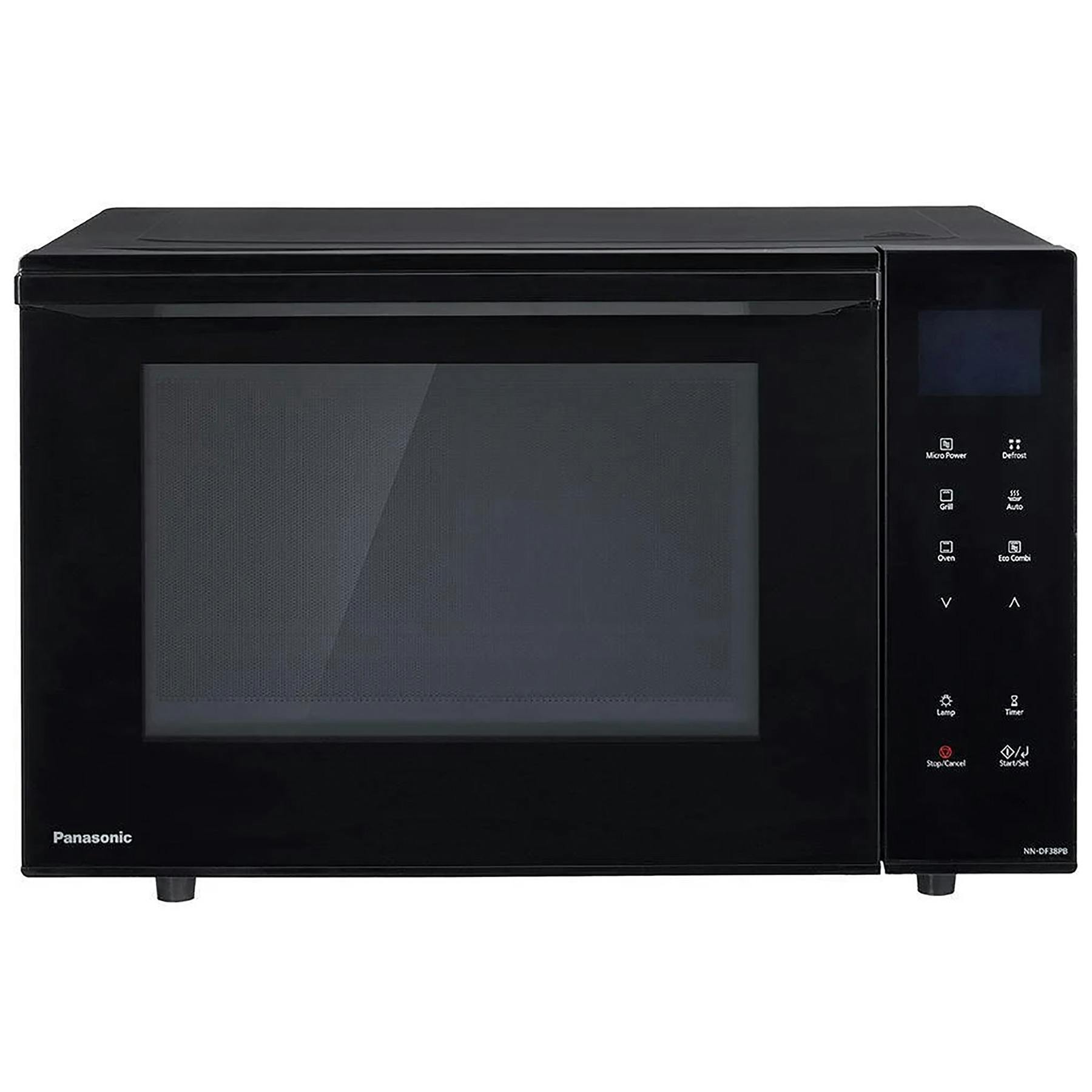 Panasonic NN-DF38PBBPQ Flatbed Combination Microwave Oven in Black 