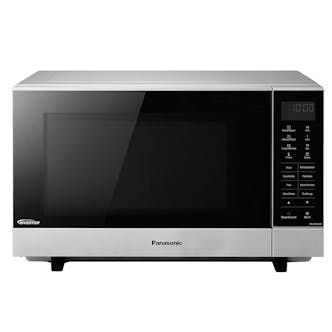 Panasonic NN-SF464MBPQ Solo Flatbed Microwave Oven in Silver 27 Litre 1000W