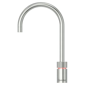 Quooker NSRSST Nordic Single Round Spout Boiling Water Tap in Stainles