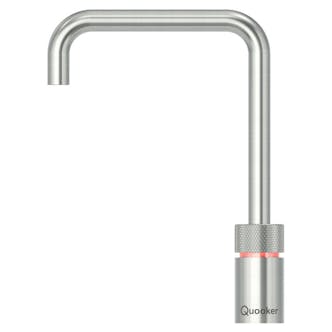 Quooker NSSSST Nordic Single Square Spout Boiling Water Tap in Stainle
