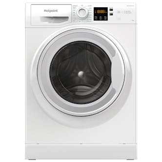 Hotpoint NSWF7143WWUK 7kg 1400 Spin Washing Machine in White D Rated Steam Hy