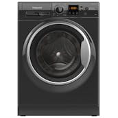  NSWM1046BSUK Washing Machine in Black 1400rpm 10Kg A Rated