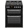 New World NWMID63GB 60cm Twin Cavity Gas Cooker in Black 66L/23L