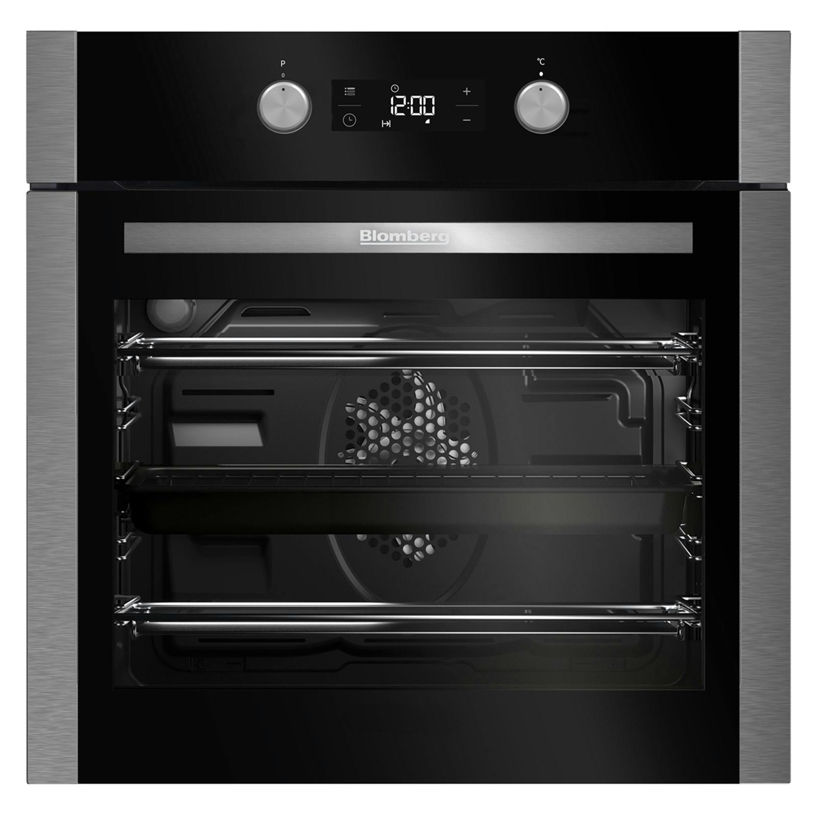 Blomberg OEN9322X Built In Electric Fan Oven in Stainless Steel LED Disp