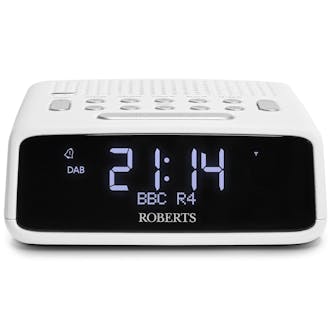 Roberts ORTUSDABW Ortus DAB, DAB+ & FM RDS Clock Radio in Black