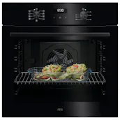 AEG OU5AB20XK Series 5000 Built-In Electric Single Oven in Black 72L
