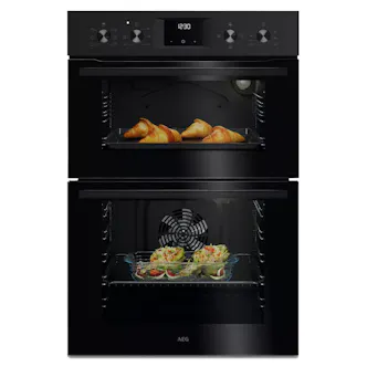 AEG OU5NP20B Built-In Electric Double Oven in Black