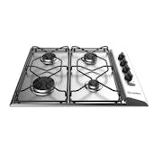 Indesit PAA642IXI 60cm 4 Burner Gas Hob in Stainless Steel