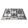 Hotpoint PCN641TIXH 60cm 4 Burner Gas Hob in St/Steel Triple Wok Burner