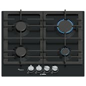 Bosch PCP6A6I90 Series 6 60cm 4 Burner Gas Hob in Black