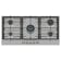 Bosch PCR9A5I90 Series 6 90cm 5 Burner Gas Hob in Stainless Steel Dual