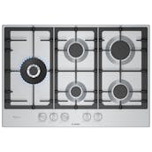 Bosch PCS7A5I90 Series 6 75cm 5 Burner Gas Hob in Stainless Steel Dual