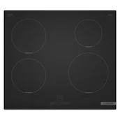 Bosch PIE61ABB5E Series 4 60cm 4 Zone Induction Hob in Matt Black