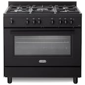 DeLonghi PRO965GAA 90cm Wide Professional Line Gas Range Cooker in Anthrac