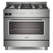 DeLonghi PRO965MXX 90cm Wide Professional Line Dual Fuel Range Cooker in S