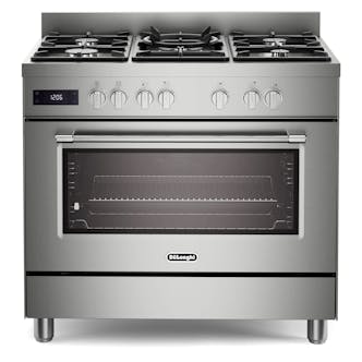 DeLonghi PRO965MXX 90cm Wide Professional Line Dual Fuel Range Cooker in S