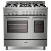 DeLonghi PRO965TGXX 90cm Wide Professional Line Gas Range Cooker in Stainle