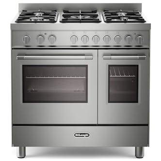 DeLonghi PRO965TGXX 90cm Wide Professional Line Gas Range Cooker in Stainle