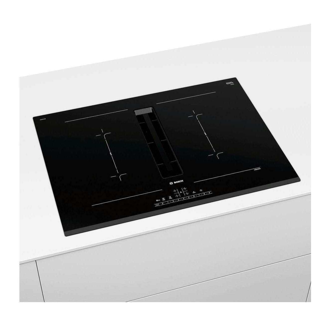 Bosch PVQ731F15E Series6 Built-In 70cm 2 Zone Flex Induction Venting Hob