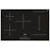Bosch PVW851FB5E Series 6 80cm 5 Zone Induction Hob in Black Glass