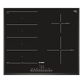 Bosch PXE651FC1E Series 6 60cm 4 Zone Induction Hob in Black Glass