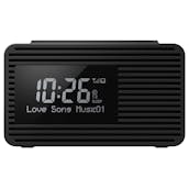 Panasonic RC-D8EB-K DAB/FM Clock Radio in Black Dual Alarm Timer