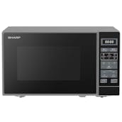 Sharp RDS202TS-UK Microwave Oven - Silver, 20 Litres 800W