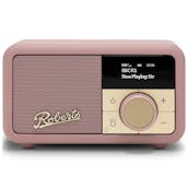 Roberts REVPETITE2DP Revival Petite 2 DAB DAB+ FM & BT Radio in Dusky Pink