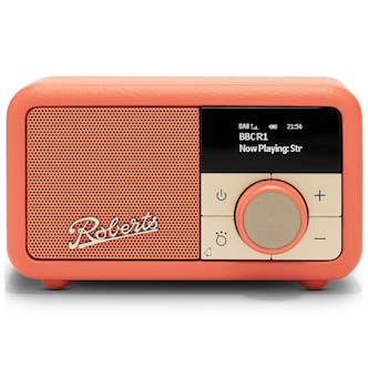 Roberts REVPETITE2PO Revival Petite 2 DAB DAB+ FM & BT Radio in Pop Orange