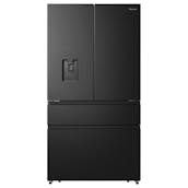 Hisense RF749N4SWFE American Fridge Freezer in Black Inox with Water Non Pl