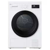 LG RHA1008NWK 8kg Heat Pump Condenser Dryer in White A++ Rated Air Dr
