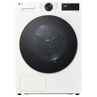 LG RHX5009TWB 9kg Heat Pump Condenser Dryer in Essence Glossy White A