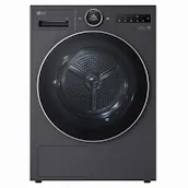 LG RHX9009TBC 9kg Dual Inverter Heat Pump Condenser Dryer in Matte Bl