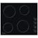 Indesit RI860C 60cm 4 Zone Frameless Ceramic Hob Black Manual Control