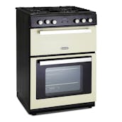  RMC61GOC 60cm Double Oven Gas Cooker in Cream Gas Hob 67/30L