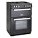  RMC61GOK 60cm Double Oven Gas Cooker in Black Gas Hob 67/30L