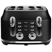 Rangemaster RMCL4S201BK Classic 4 Slice Toaster in Black