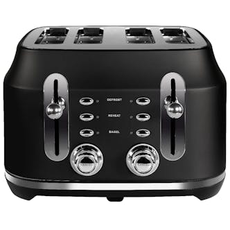 Rangemaster RMCL4S201BK Classic 4 Slice Toaster in Black