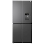 TCL RP466CSF0UK American 4 Door Fridge Freezer in Grey NP Water F Rated