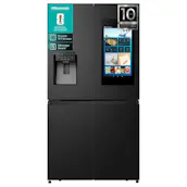 Hisense RQ760N4IFE American Fridge Freezer in Black with Ice & Water Plumb