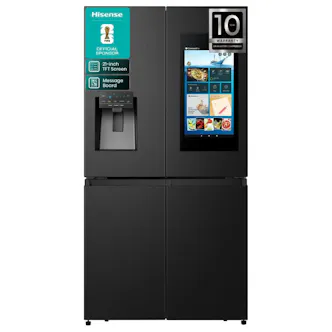 Hisense RQ760N4IFE American Fridge Freezer in Black with Ice & Water Plumb