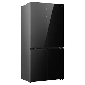 Hisense RQ768N4GBE American Fridge Freezer in Black Frost Free