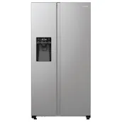 Hisense RS5P535NTCD American Fridge Freezer in Grey with Ice & Water Non Pl