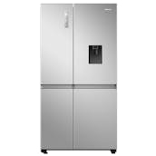 Hisense RS840N4WCE American Fridge Freezer in Stainless Steel with Ice & W