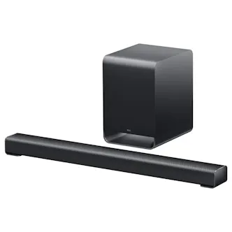 TCL S60K-UK 3.1Ch Dolby Atmos Soundbar & Wireless Subwoofer in Blac