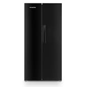 Iceking SBS178BL American Fridge Freezer in Black Frost Free